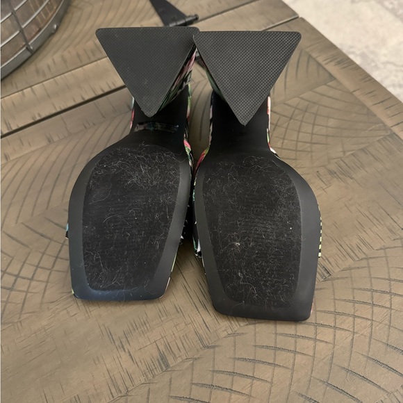 🌺Torgeis Paradise Tropical Mules Block High Heel - Picture 10 of 13